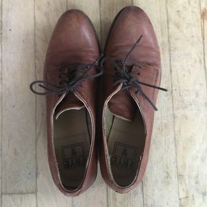 Cognac Frye Shoes